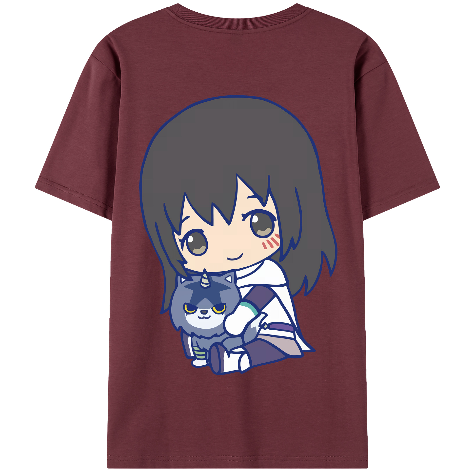 （画像用） 転スラ Regarding Reincarnated to Slime 綿100％半袖Tシャツ（背面プリント）